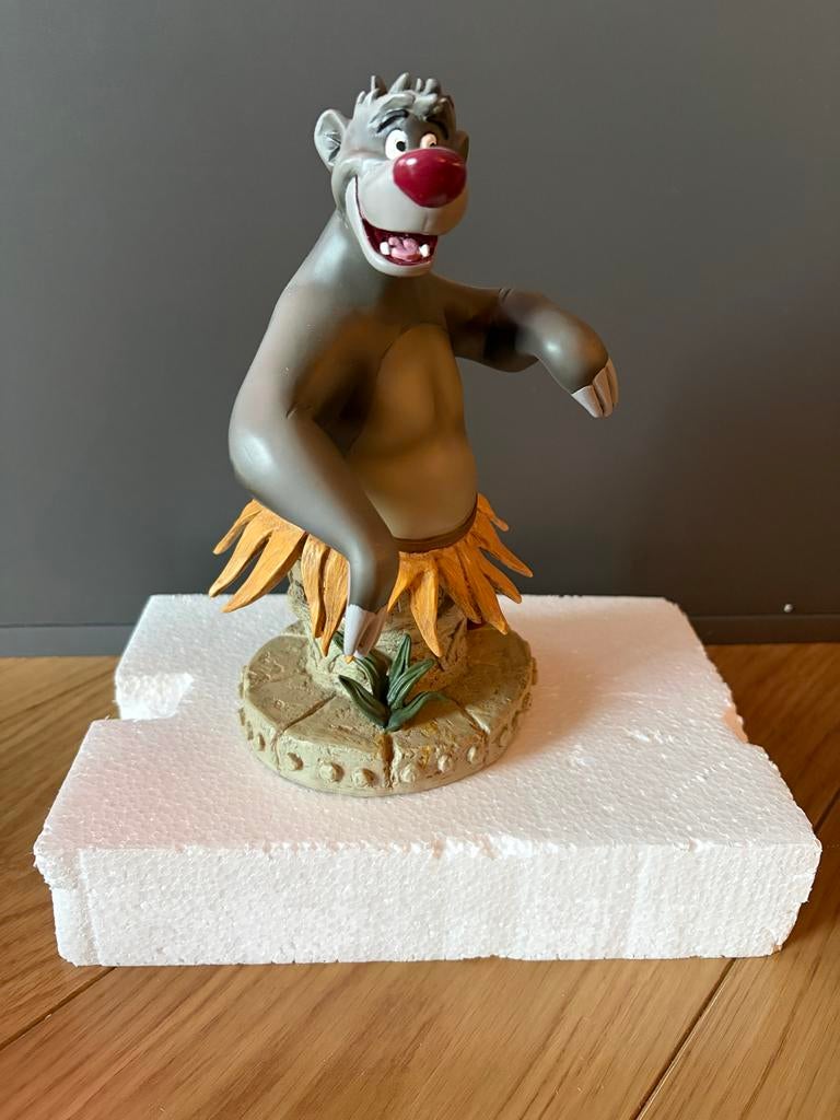 Disney Baloe Beeldje - Jungle Boek Figuur, Verzamelen, Disney, Ophalen, Leeuwenkoning of Jungle Boek, Zo goed als nieuw, Beeldje of Figuurtje