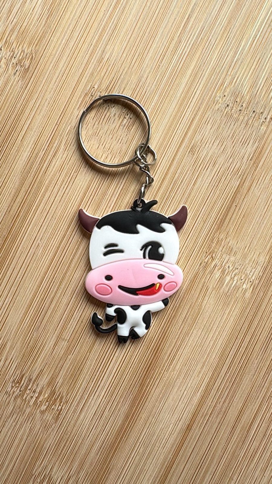 Leuke sleutelhanger koe - Nieuw, Verzenden, Nieuw, Dier of Natuur