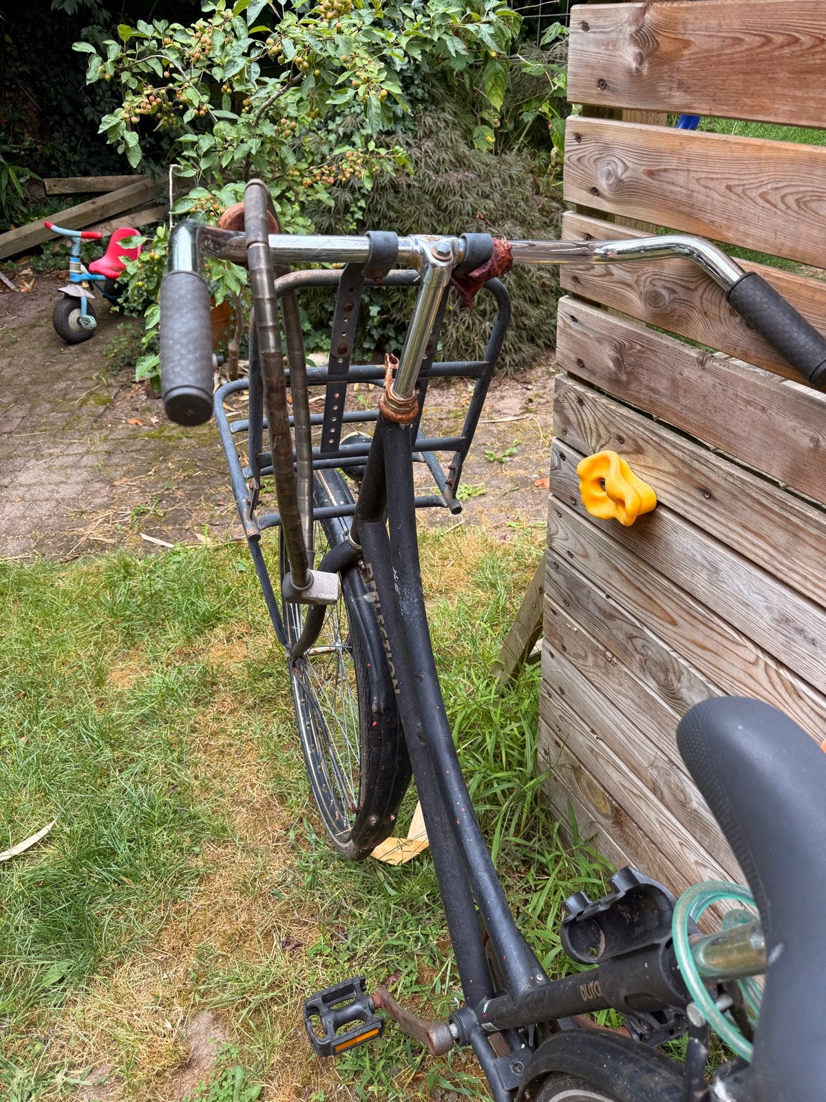 Oude omafiets / transportfiets - Opknapper, Fietsen en Brommers, 53 tot 56 cm, Ophalen, Gebruikt, Terugtraprem