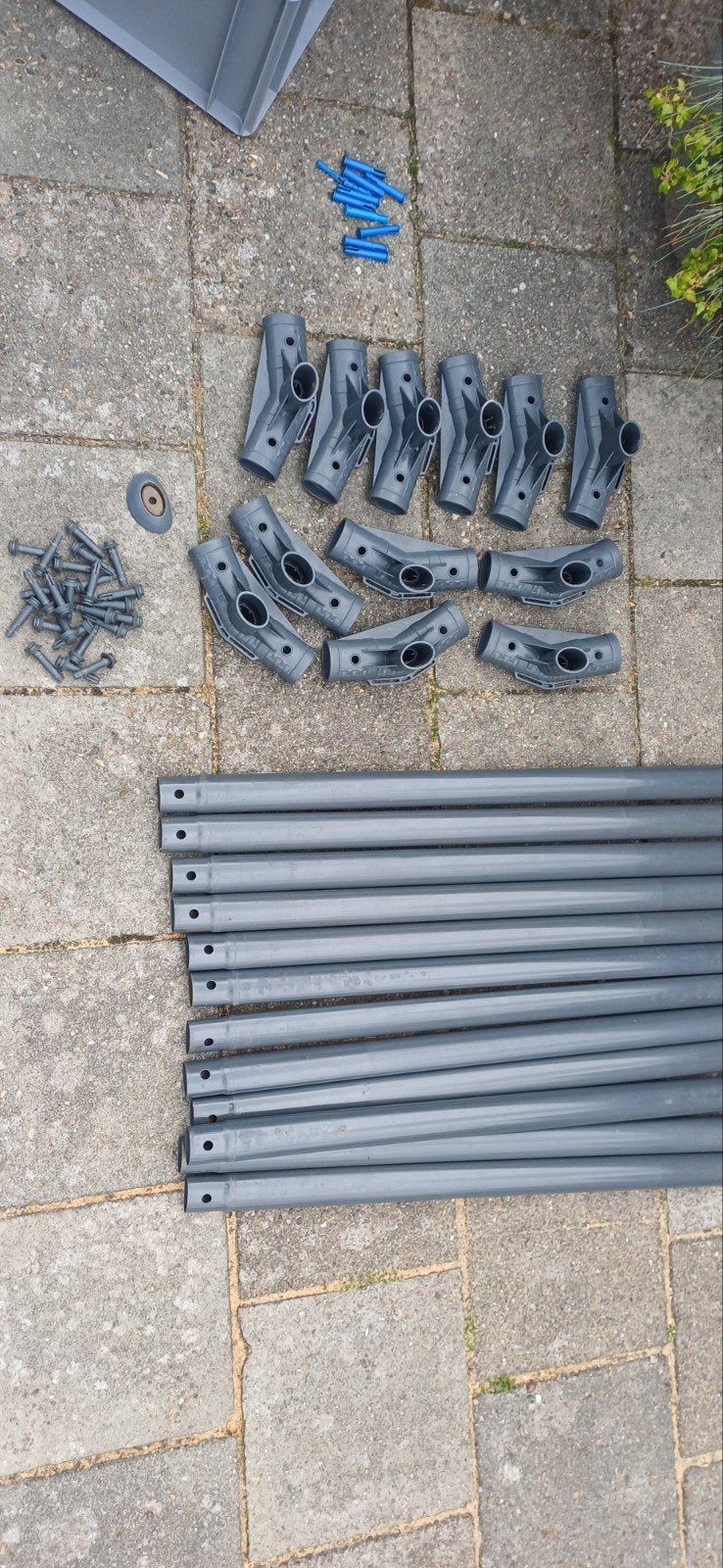 Zwembad onderdelen - frame en aansluitingen bestway  366, Tuin en Terras, Zwembaden, Ophalen, Gebruikt, Minder dan 80 cm, Rond