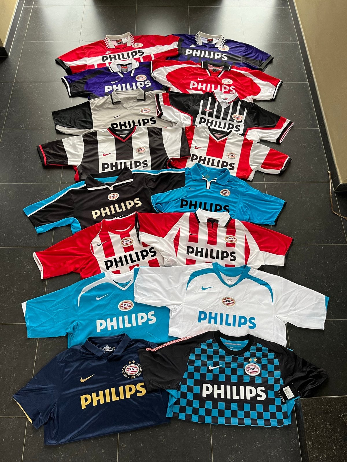 Grote collectie PSV shirts + verzamelobjecten vintage retro, Ophalen of Verzenden, Zo goed als nieuw, PSV, Shirt