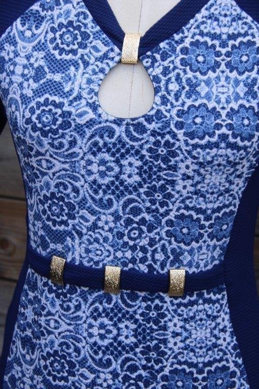 Jurk blauw Batida mt 2 (38) Vaste prijs OPRUIMING, Maat 38/40 (M), Blauw, Ophalen of Verzenden, Zo goed als nieuw