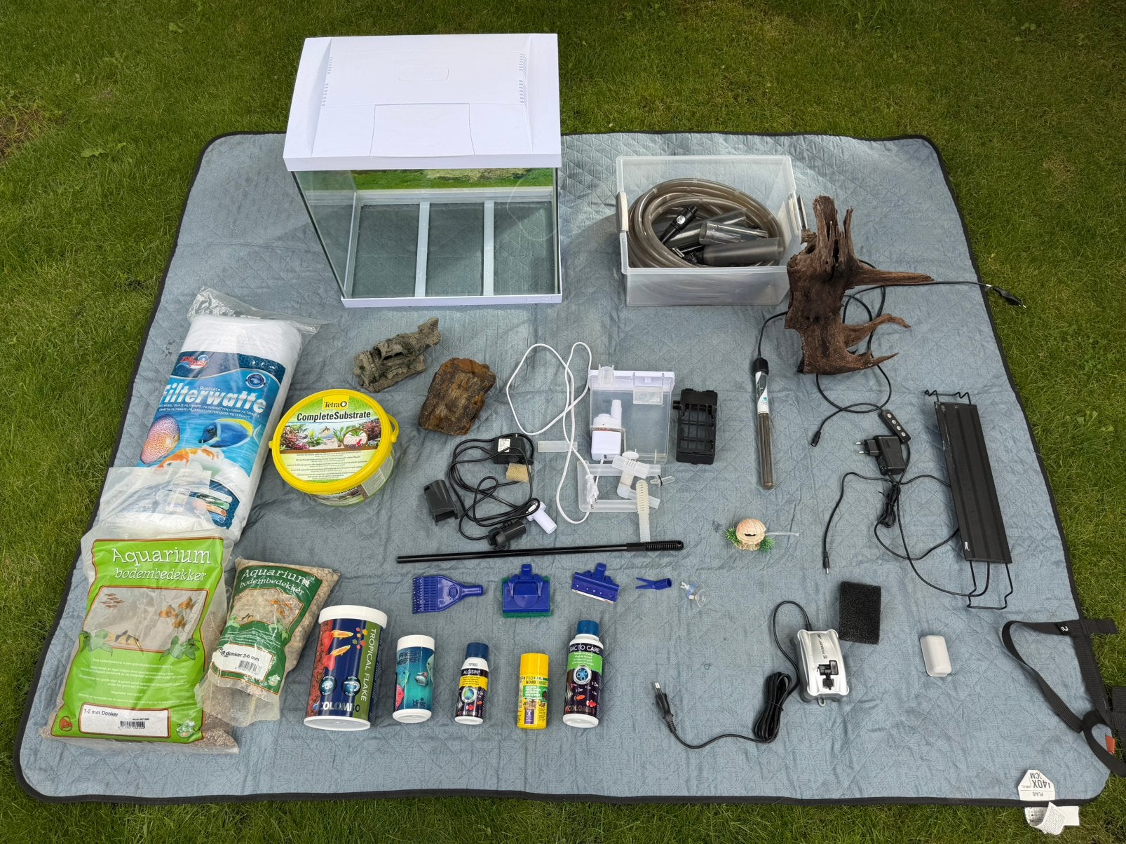 Aquarium 50L met accessoires, Ophalen, Gebruikt, Leeg aquarium, Superfish