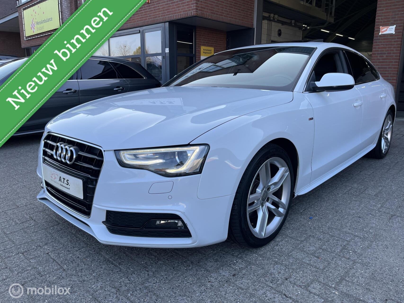 Audi A5 Sportback 2.0 TFSI 211PK quattro S-LINE*SCHUIFDAK*NA, Automaat, Euro 5, Xenon verlichting, Gebruikt