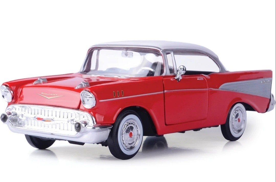 chevy bel air 1957 modelauto, Ophalen of Verzenden, Nieuw, Auto