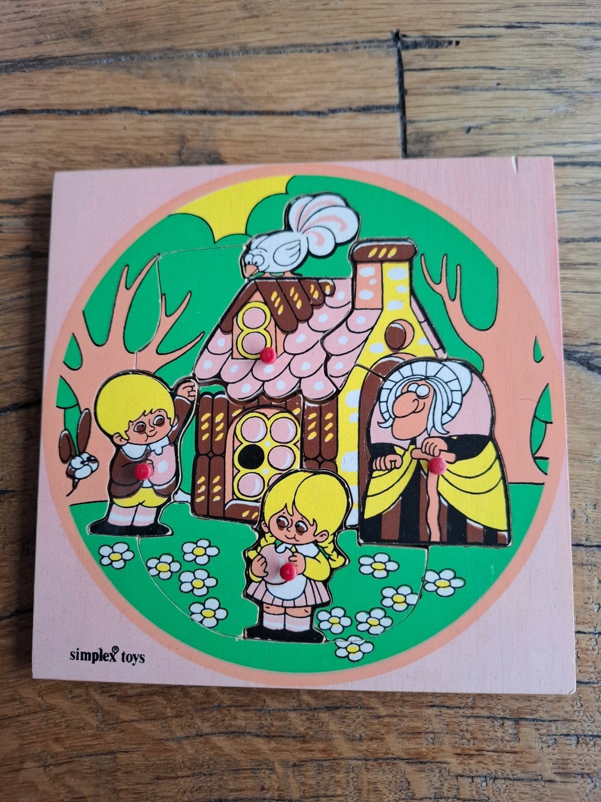 houten puzzle van Simplex - Hans en Grietje, Ophalen of Verzenden