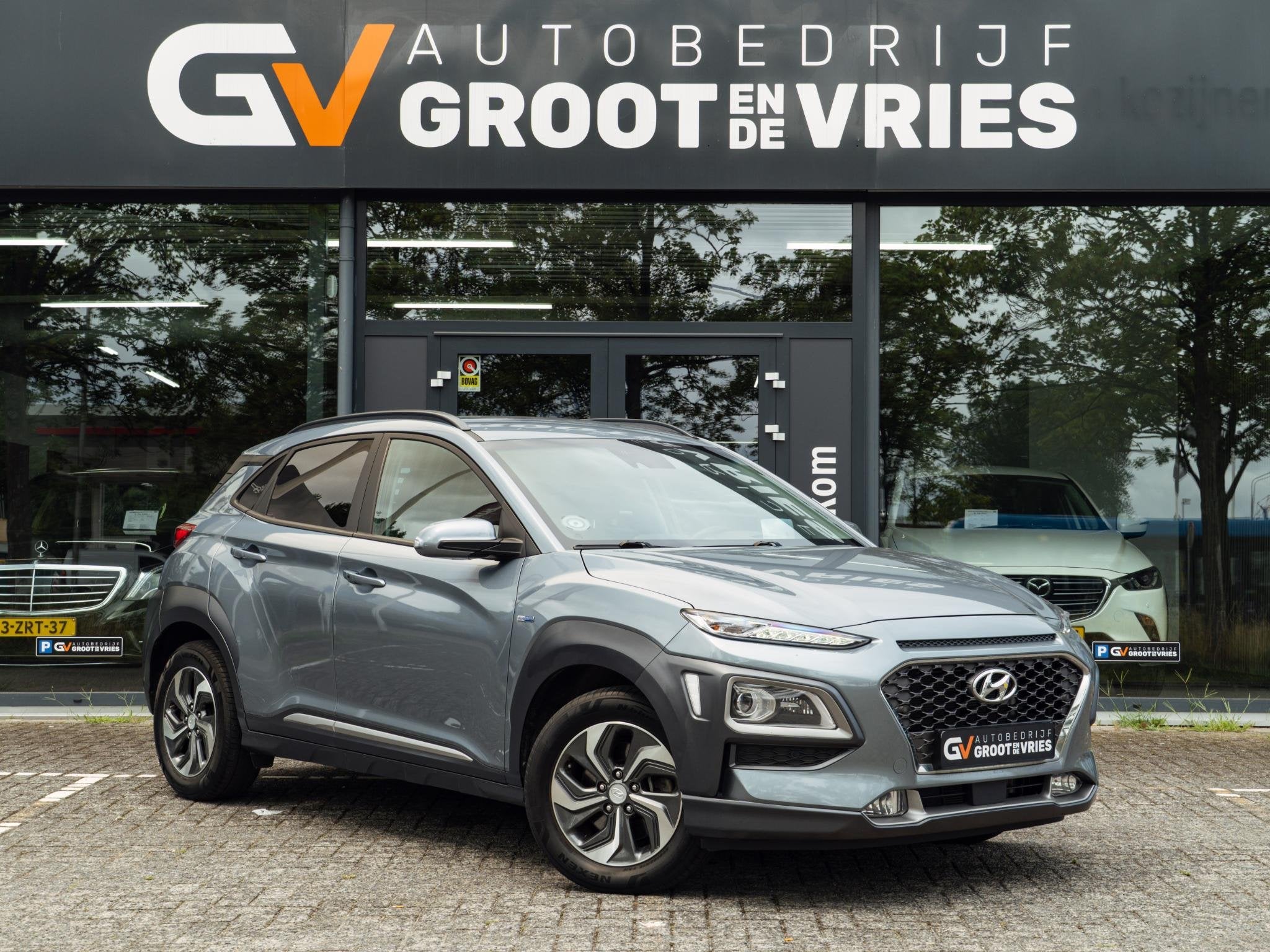 Hyundai Kona 1.6 GDI HEV Comfort|CarPlay|Trekhaak|Camera, Auto's, Hyundai, Stof, Gebruikt, Euro 6, 2 kWh