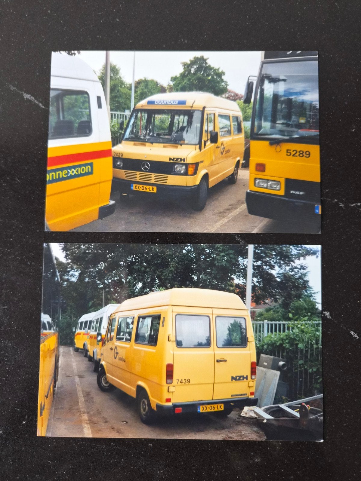 2 foto's 10x15 bus NZH/Connexxion 7439, Ophalen of Verzenden, Bus of Metro, Overige typen