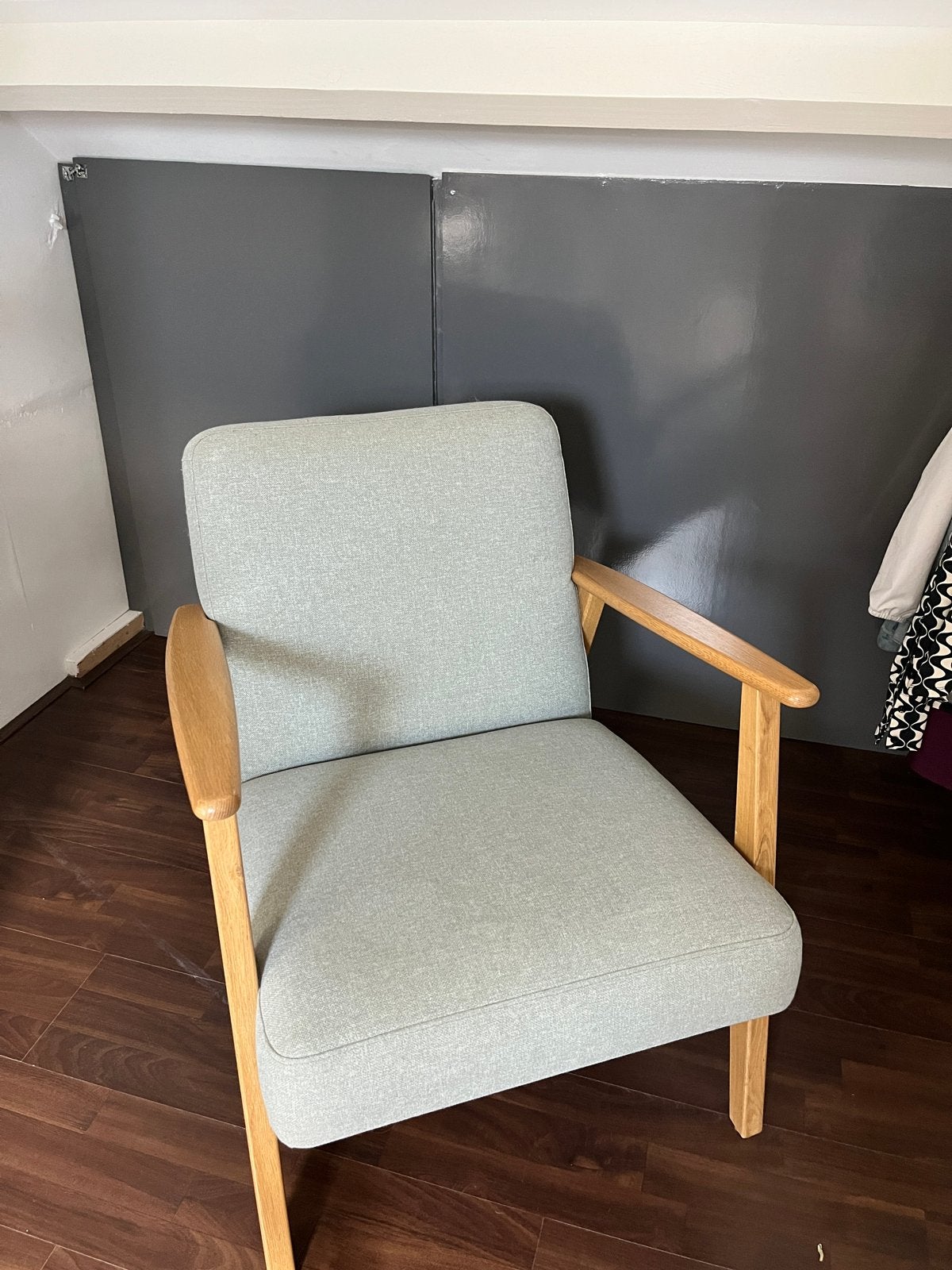 Ekenaset groen, Huis en Inrichting, Fauteuils, Ophalen, Gebruikt, 75 tot 100 cm, 50 tot 75 cm