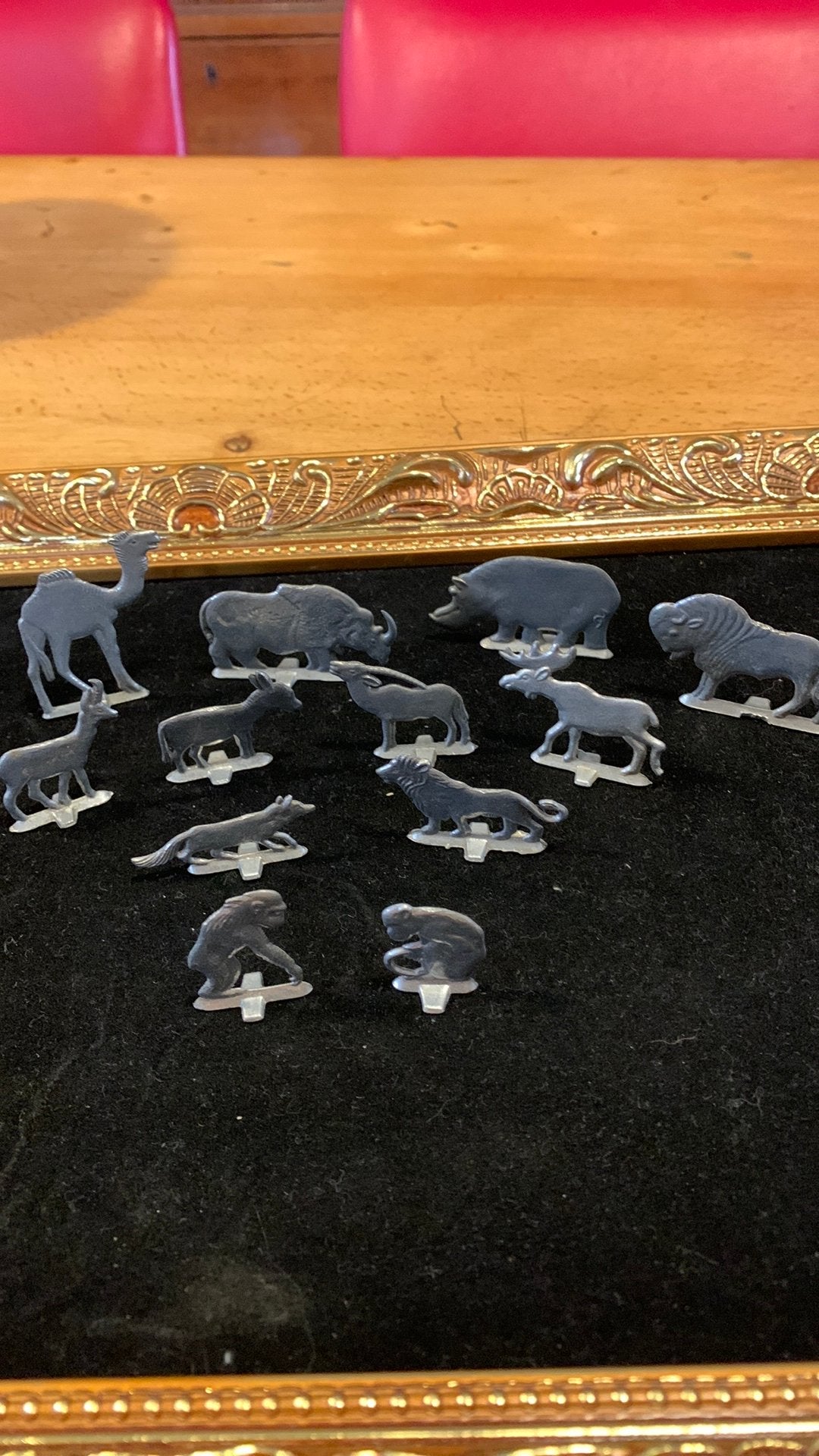 Aluminium speelfiguren van Niemeijer koffie jaren 20/30, Ophalen of Verzenden