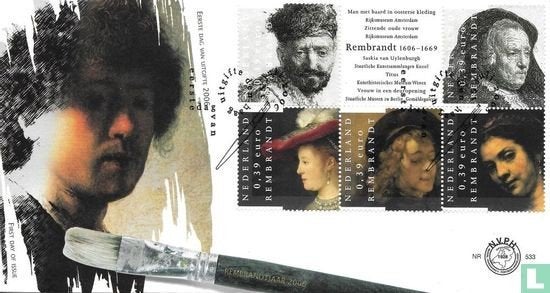 FDC E533 Rembrandt 2006 NL onbeschreven, Ophalen of Verzenden, Nederland