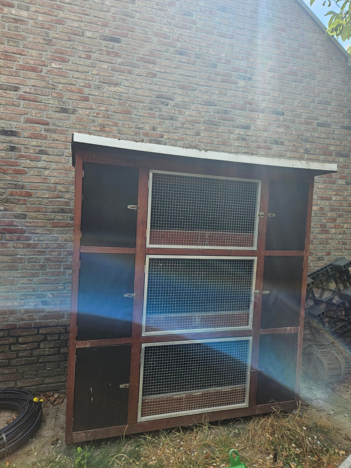grote konijnenflat op wielen, Ophalen, 90 cm of meer, Hok, Konijn