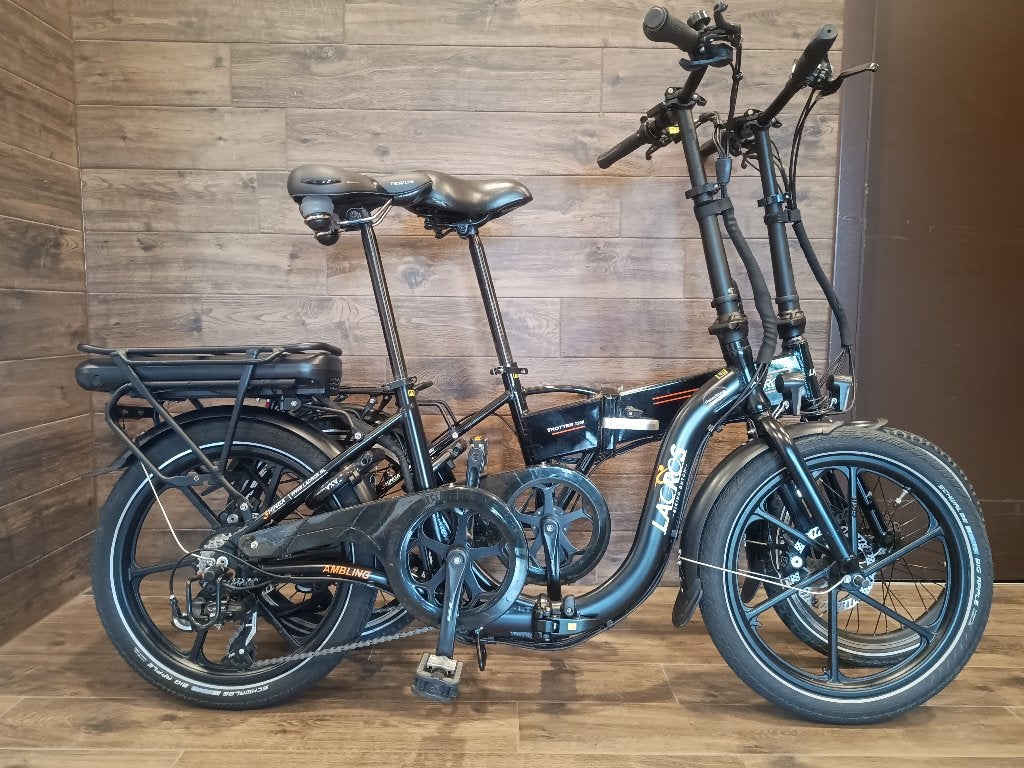 2x zgan Lacros elektrische vouwfietsen, odo 83 & 98 km., Fietsen en Brommers, Versnellingen, Zo goed als nieuw, Schijfrem, Ophalen