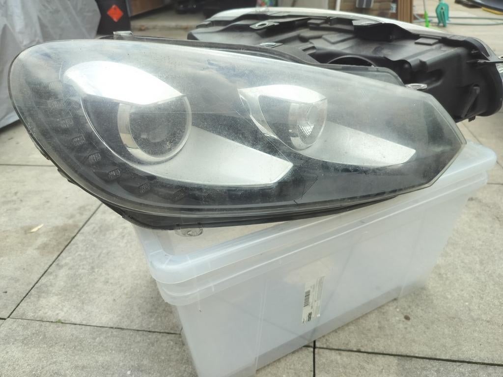 Koplampen Golf 6 met extra xenon lampen, Auto-onderdelen, Ophalen of Verzenden, Gebruikt, Volkswagen