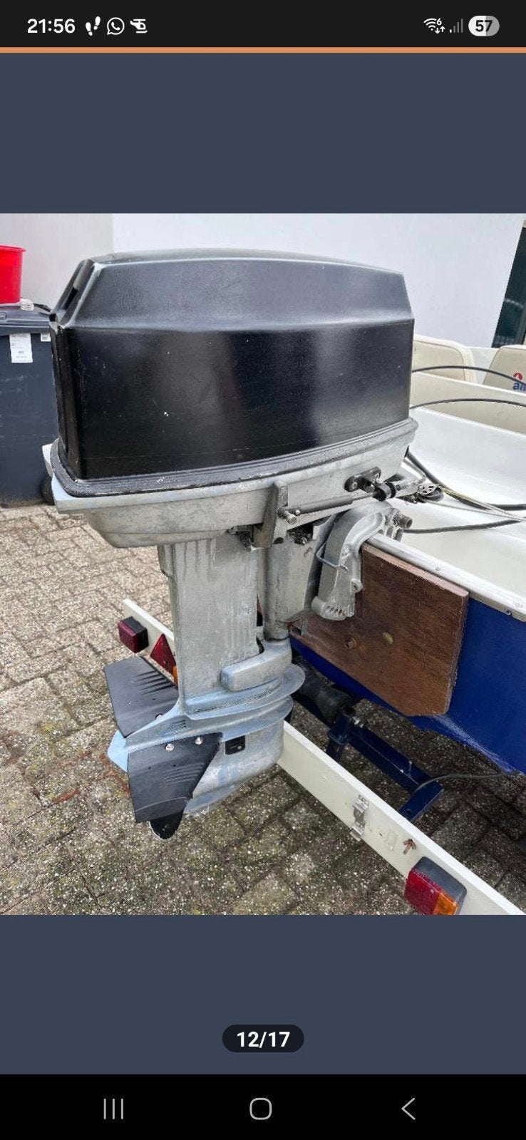 Johnson 30pk 2takt TE RUIL VOOR 15PK 4T, Ophalen of Verzenden, Gebruikt