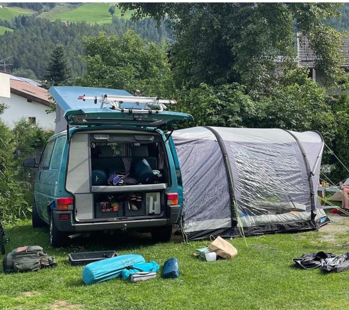 Kampa Travel Pod Action Air L Bustent, Ophalen of Verzenden, Gebruikt