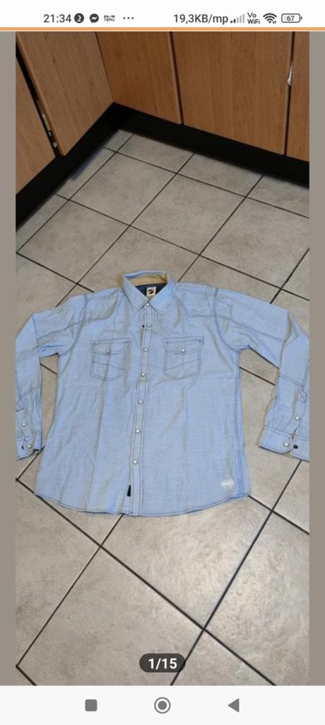 CULT EDITION, JEAN PASCALE 2x overhemd maat XL, Kleding | Heren, Ophalen of Verzenden, Nieuw, Blauw, Halswijdte 43/44 (XL)