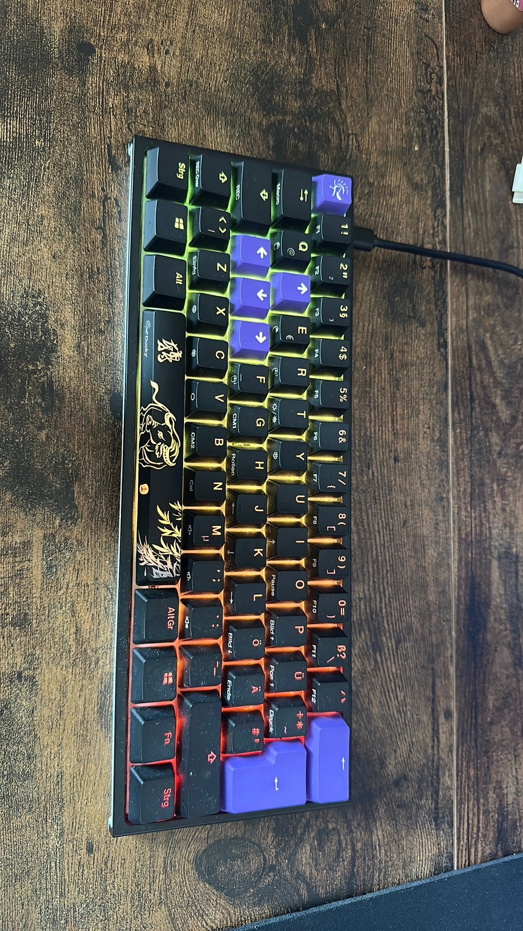 Ducky one 2 mini toetsenbord, Ophalen, Zo goed als nieuw, Bedraad, Gaming toetsenbord