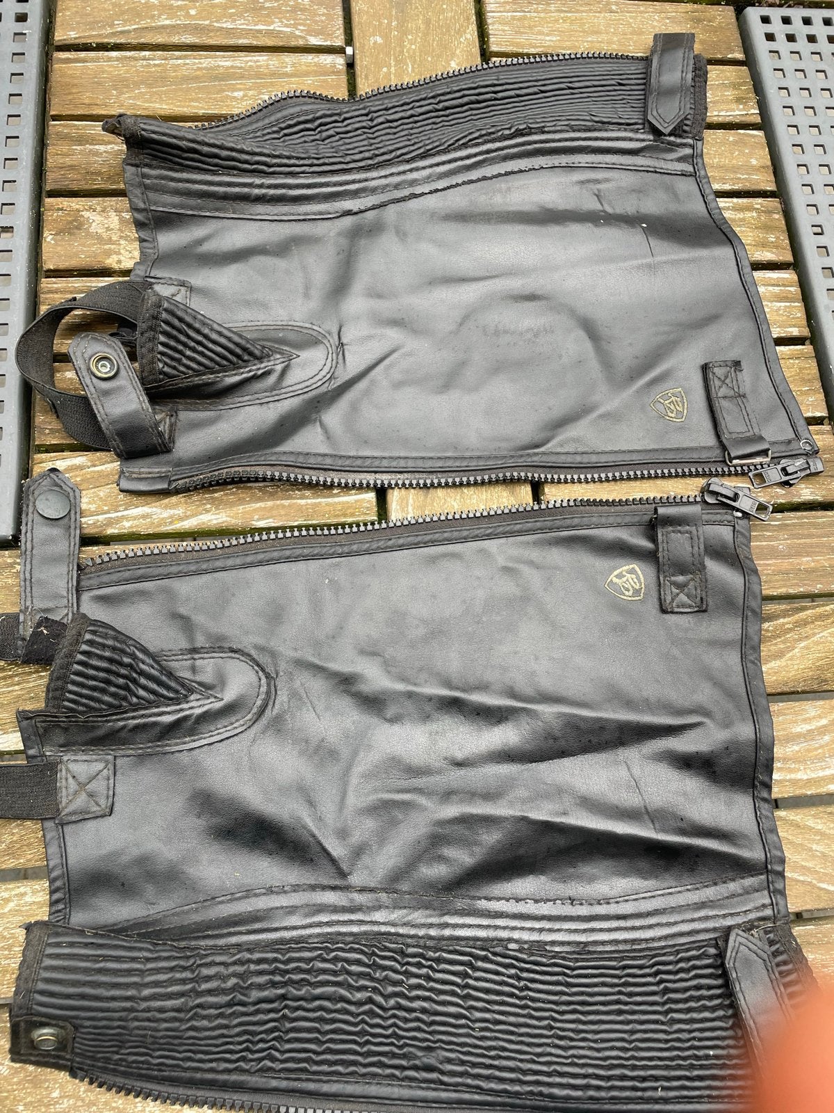 Ariat Minichaps / Chaps – Maat S – Zwart chaps, Ophalen of Verzenden, Gebruikt