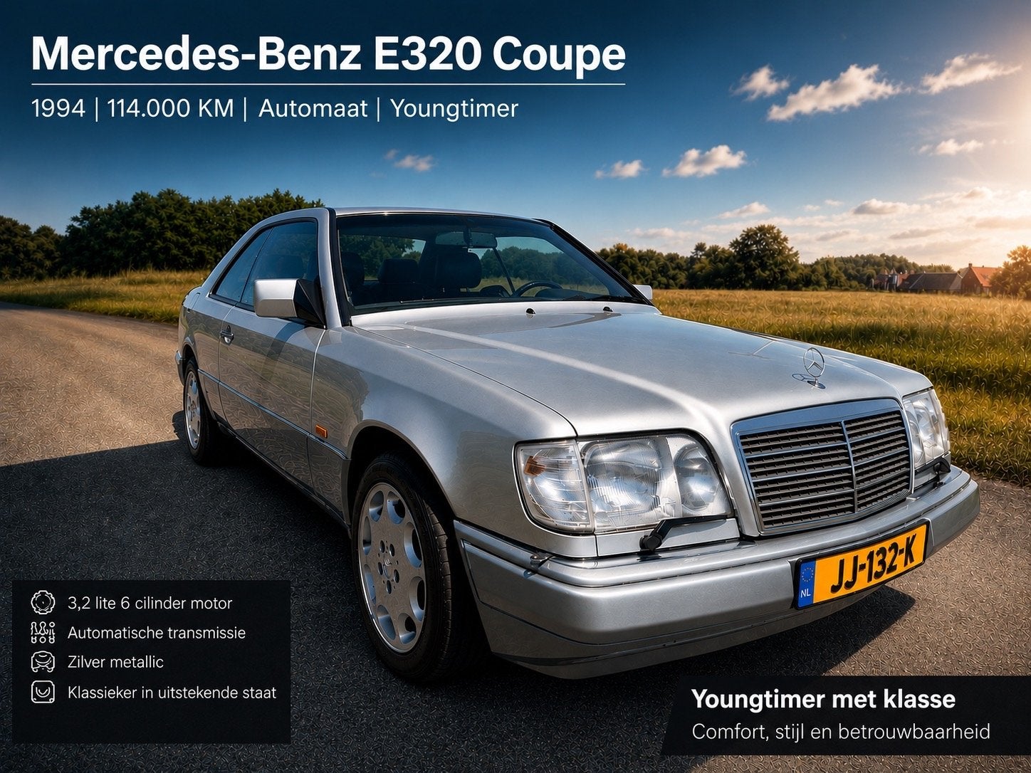 Mercedes-Benz Mercedes 1994 Grijs, 4 stoelen, 3199 cc, Particulier, 220 pk