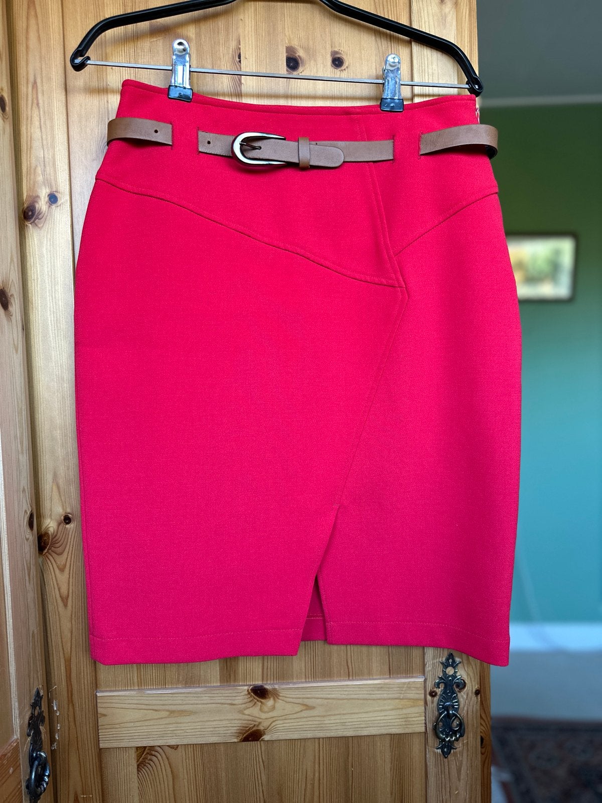 Mooie, elegante rode Caroline Biss rok maat 36, Kleding | Dames, Ophalen of Verzenden, Maat 36 (S), Rood