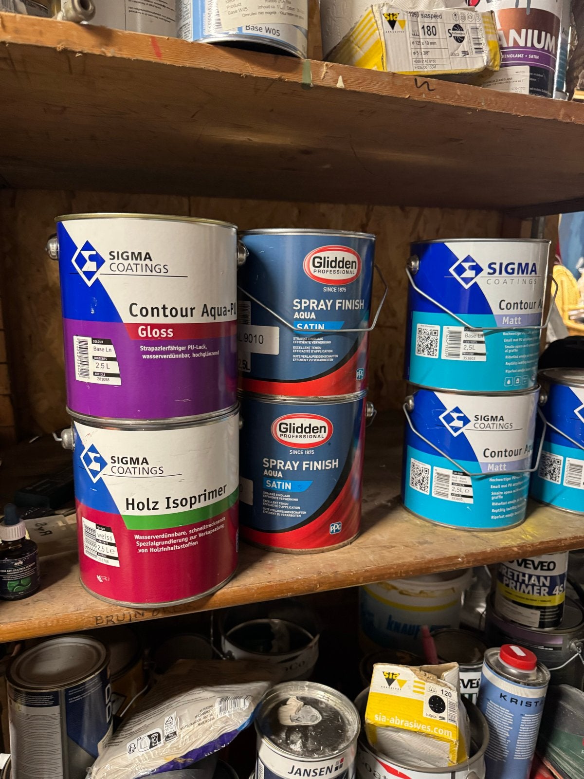 Diverse verf en primer van Sigma Coatings en Glidden, Ophalen, Nieuw, Overige typen