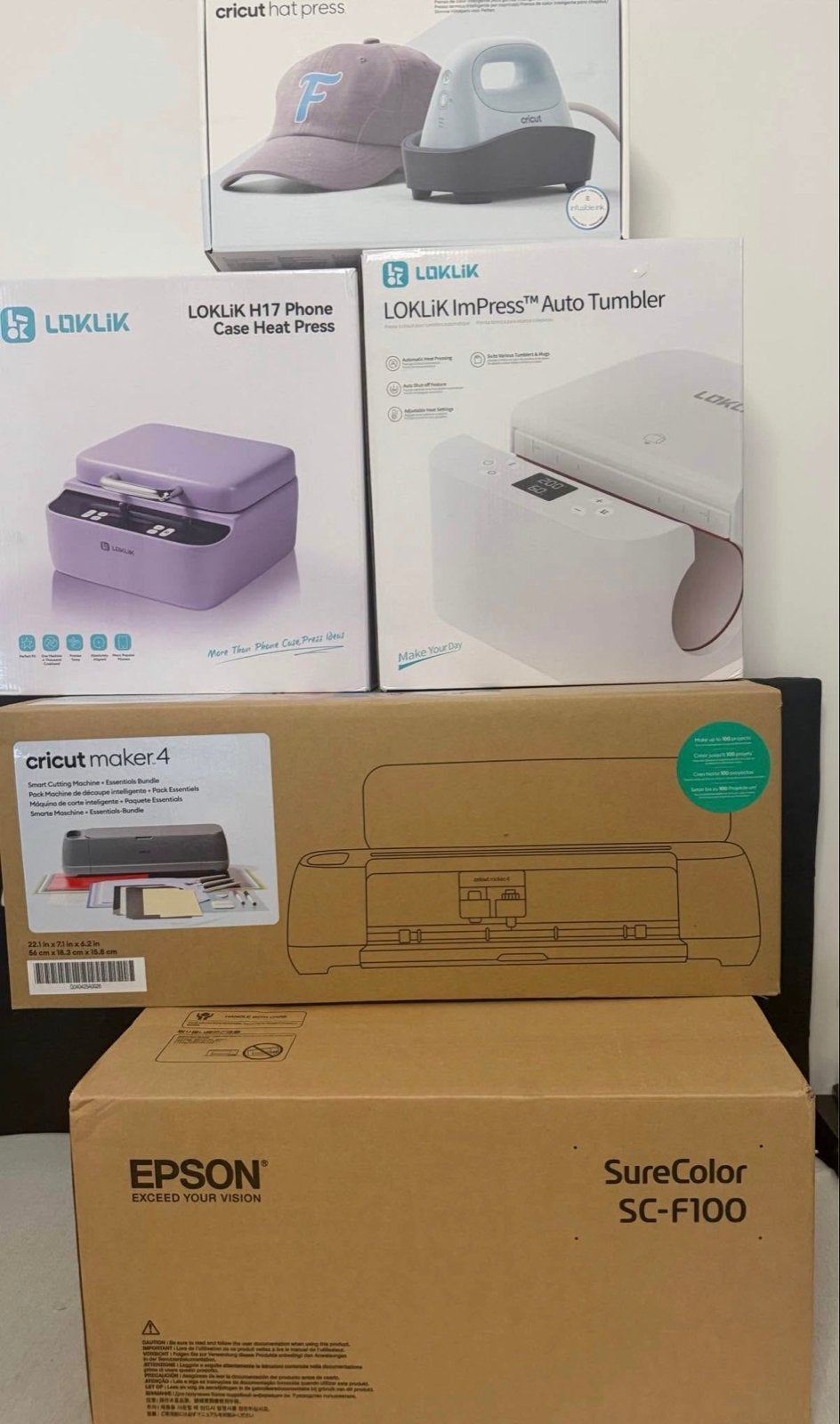 Complete Personaliseer- & Drukset: Cricut & LOKLiK, Ophalen, Zo goed als nieuw