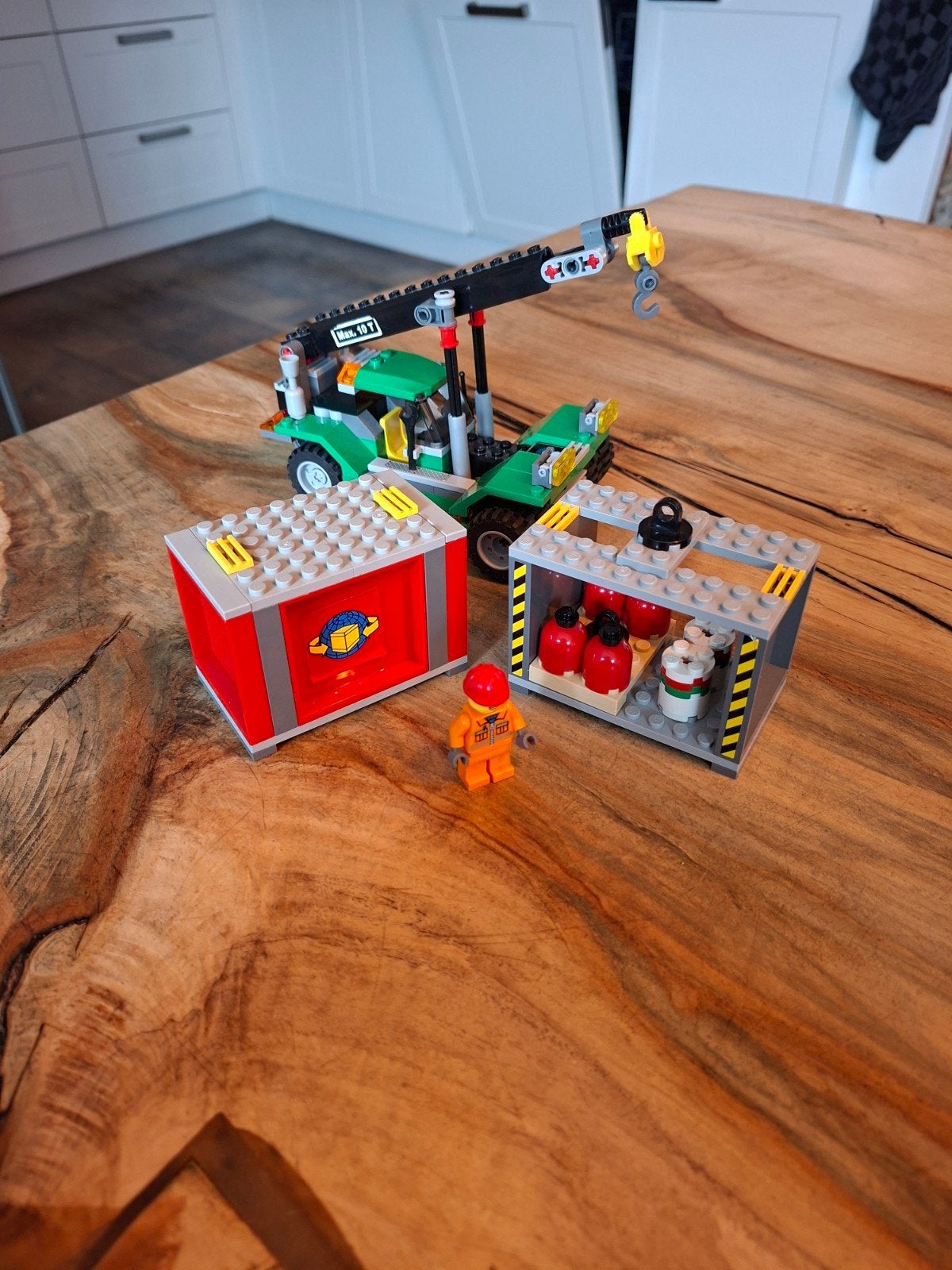 lego city container stapelkraan 7992, Ophalen of Verzenden, Zo goed als nieuw