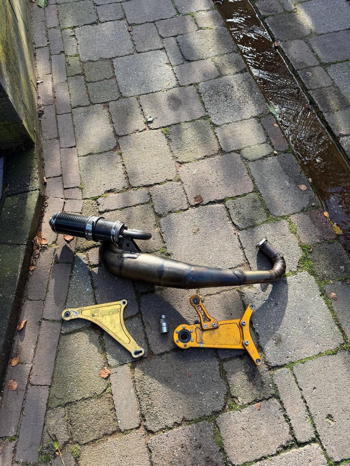 PM Tuning Uitlaat met brace, Ophalen of Verzenden, Gebruikt, Uitlaat