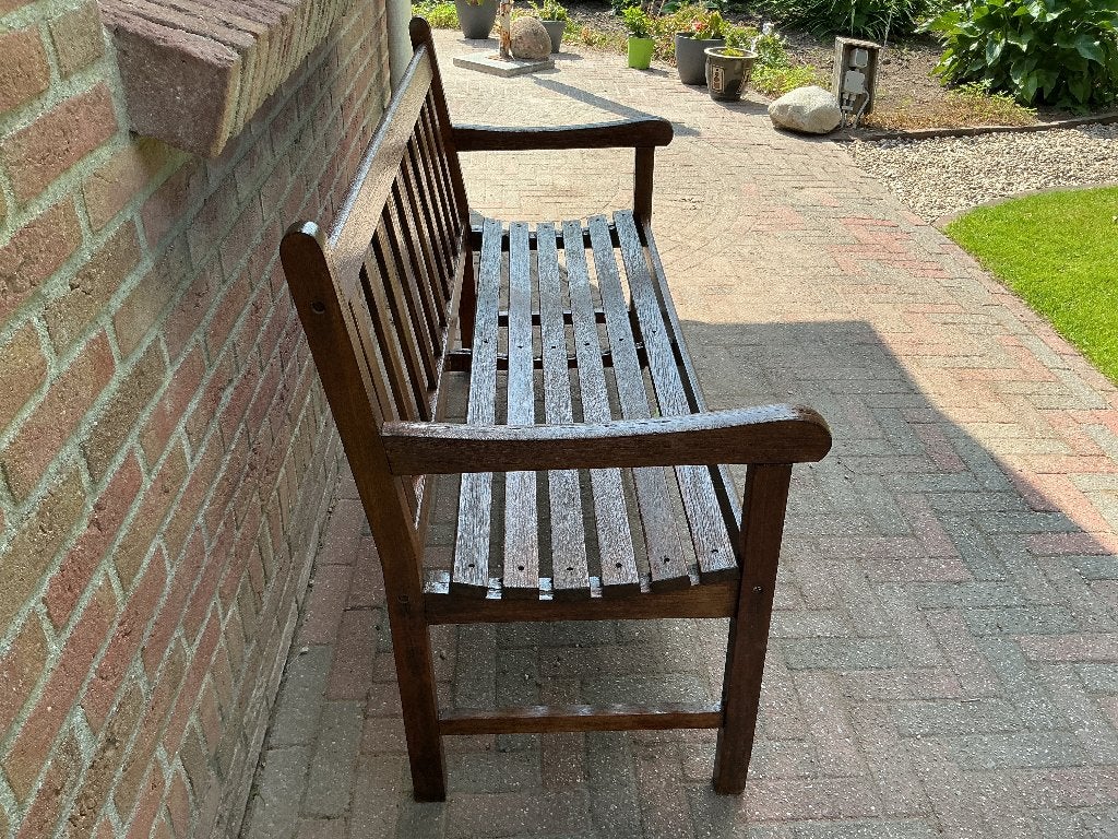 Tuinbank, Ophalen, Gebruikt, Hout