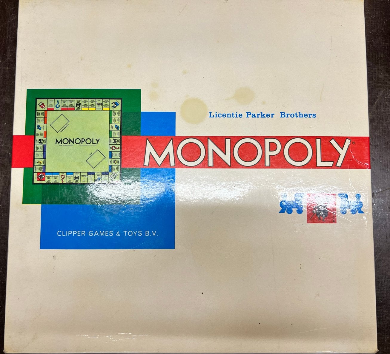 Monopoly Bordspel - Clipper Games & Toys B.V., Drie of vier spelers, Ophalen of Verzenden, Gebruikt