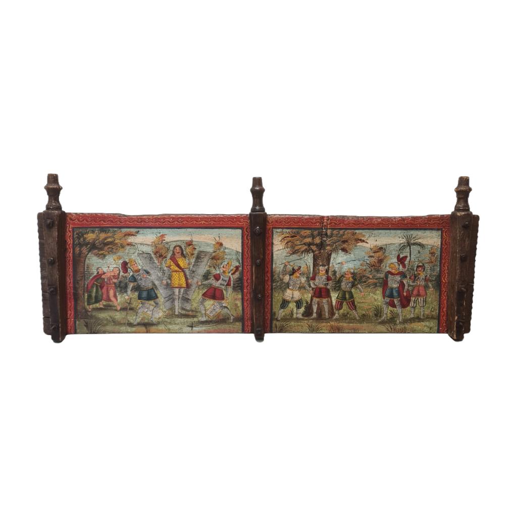 Antiek Siciliaans beschilderd wagenschot, Antiek en Kunst, Ophalen