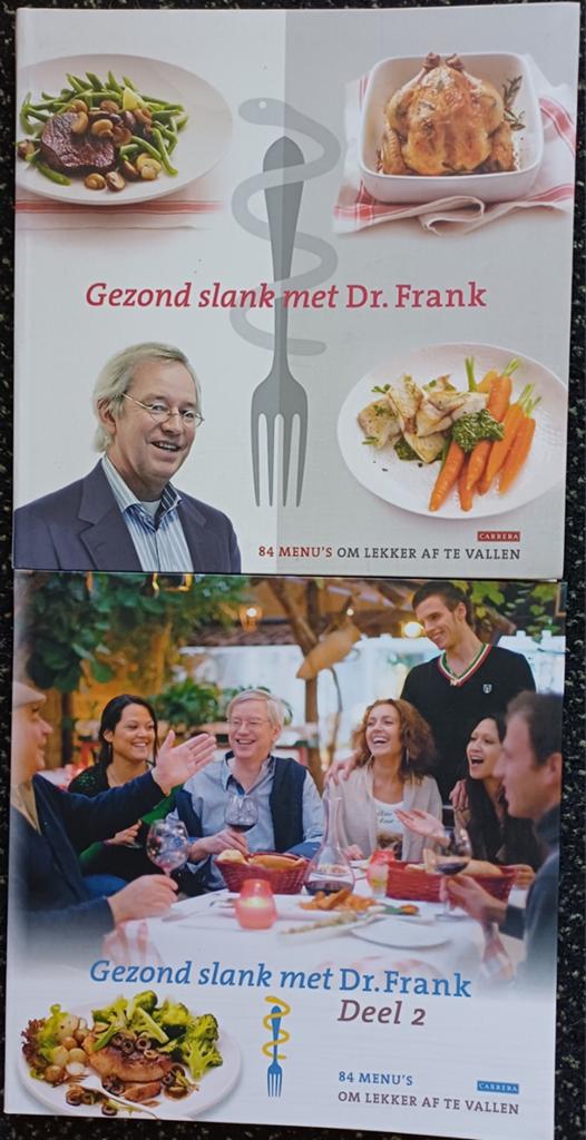 Gezond Slank met Dr. Frank - Deel 1 & 2 (Dieetboeken), Ophalen of Verzenden, Gelezen, Dieet en Voeding, Dr. Frank van Berkum