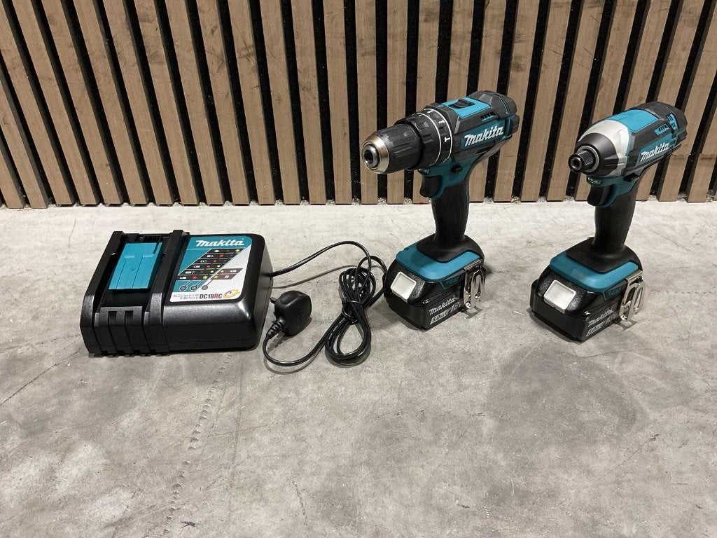 Makita DLX2131TJ Accu Combiset 2 delig Nieuw‼️, Ophalen, Nieuw, Accuboormachine, Makita