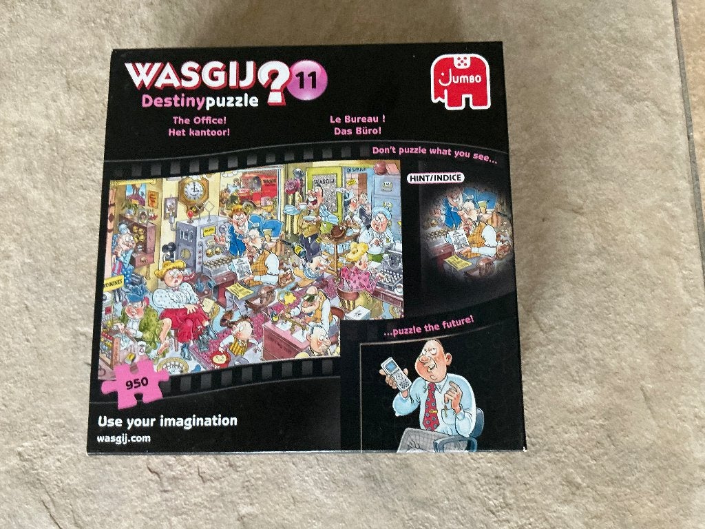 Wasgij? Destiny 11 compleet  950 stukjes, Ophalen, 500 t/m 1500 stukjes, Zo goed als nieuw, Legpuzzel