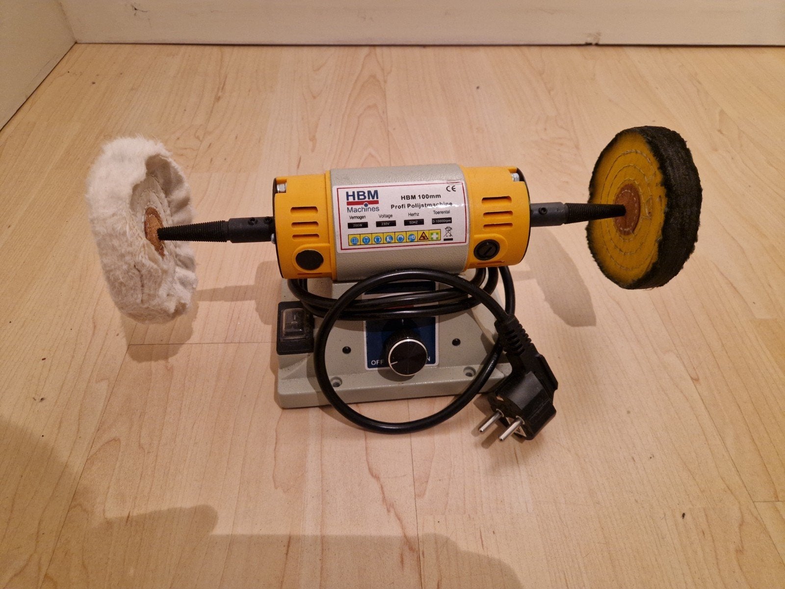 HBM Profi Polijstmachine 100mm - Zo goed als nieuw, Ophalen of Verzenden, Zo goed als nieuw