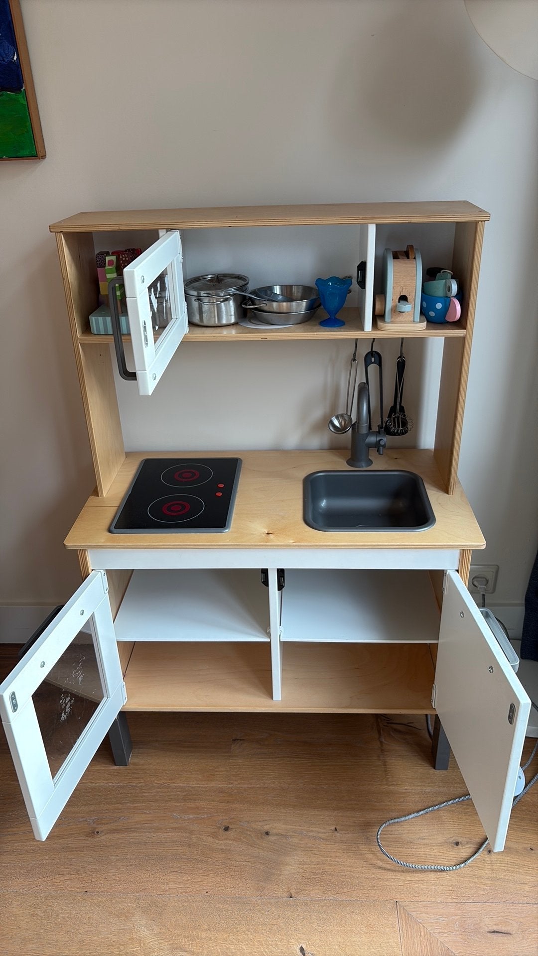 Ikea keuken incl spullen, Ophalen, Gebruikt, Speelkeuken-accessoire