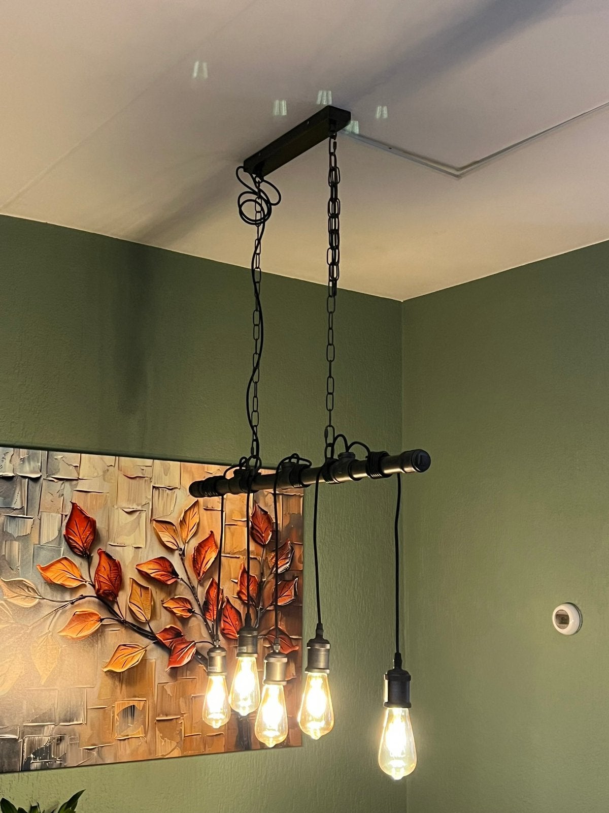 Mooie industriële lamp te koop, Ophalen of Verzenden, Zo goed als nieuw, Minder dan 50 cm