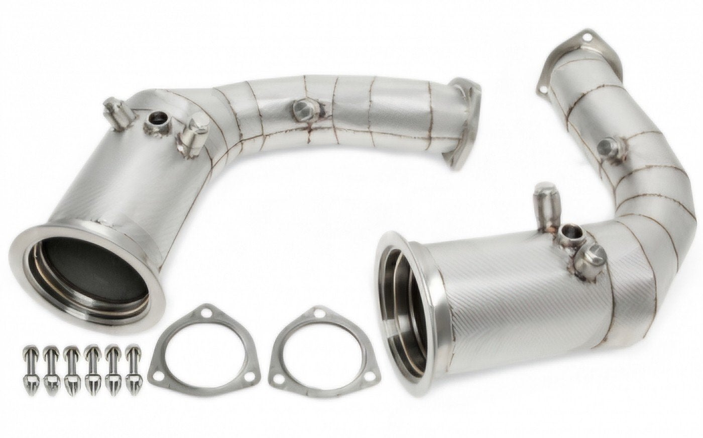 Uitlaat rvs downpipe AUDI SQ8 / RSQ8 / SQ7 / URUS / CAYENNE, Ophalen of Verzenden, PERFORMANCE-EXHAUST.NL, INFO@PERFORMANCE-EXHAUST.NL