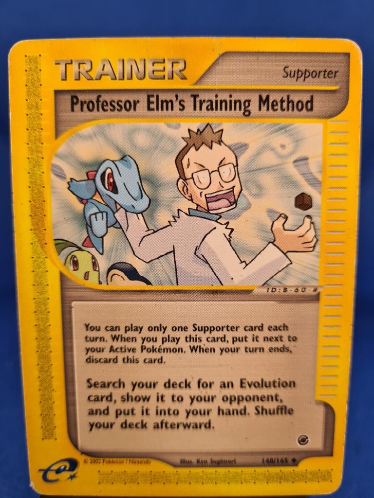 Professor Elm's Training Method 148/165 - Expedition Base Se, Hobby en Vrije tijd, Verzamelkaartspellen | Pokémon, Gebruikt, Verzenden