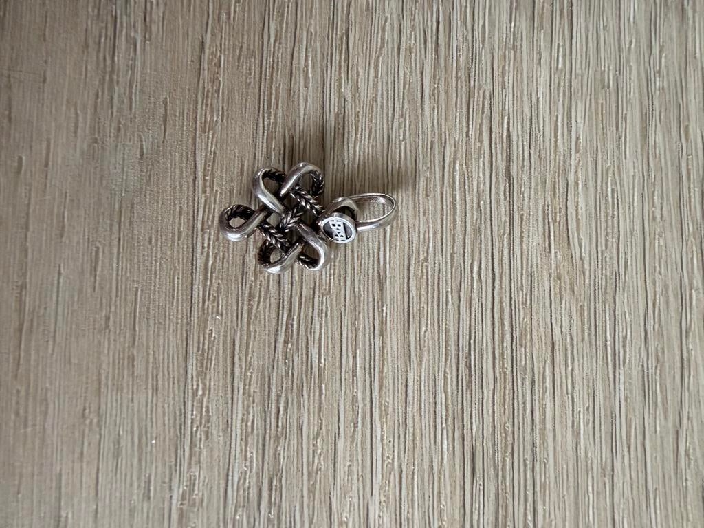 Endless Knot Buddha to Buddha hanger, Ophalen of Verzenden, Zo goed als nieuw, Zilver, Overige merken