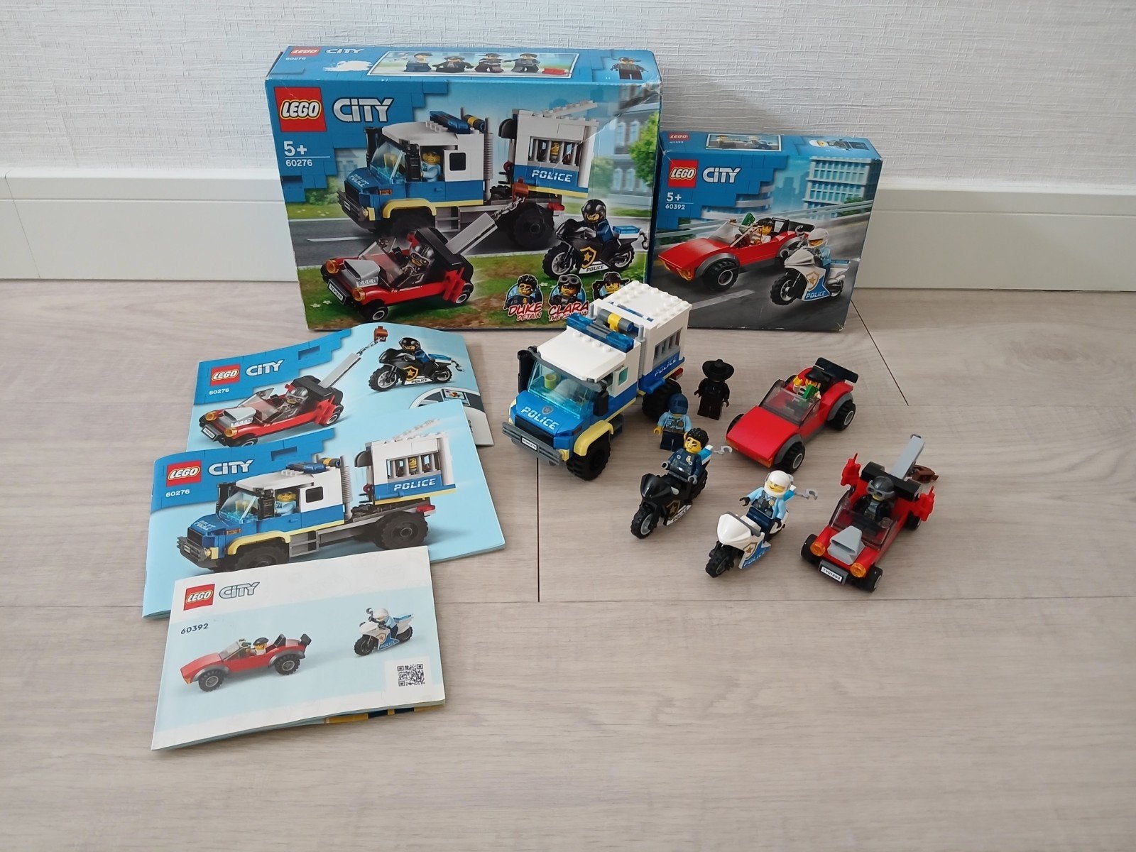 LEGO City Politie Set (60276, 60392) met instructies, Kinderen en Baby's, Speelgoed | Duplo en Lego, City, Lego, Ophalen of Verzenden