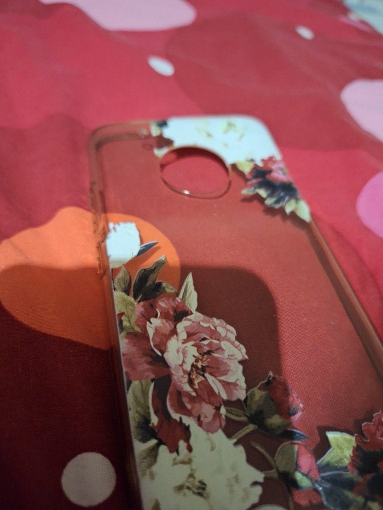 Telefoonhoesje met bloemen erop, Ophalen of Verzenden, Gebruikt