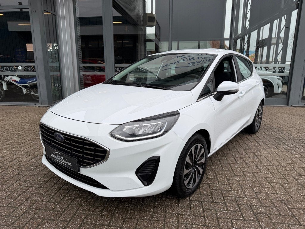 Ford FIESTA 1.0 ECOB.HY. TITANIUM 125 PK NAVI AIRCO PDC, Auto's, Ford, 125 pk, Gebruikt, Electronic Stability Program (ESP), Bedrijf