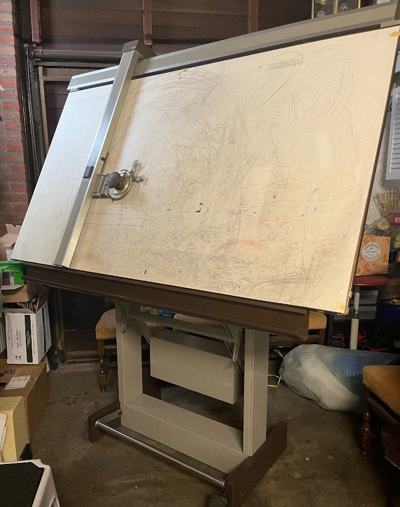 Tekentafel professioneel 172cm x 100 cm Isis, Ophalen, Gebruikt, 150 tot 170 cm