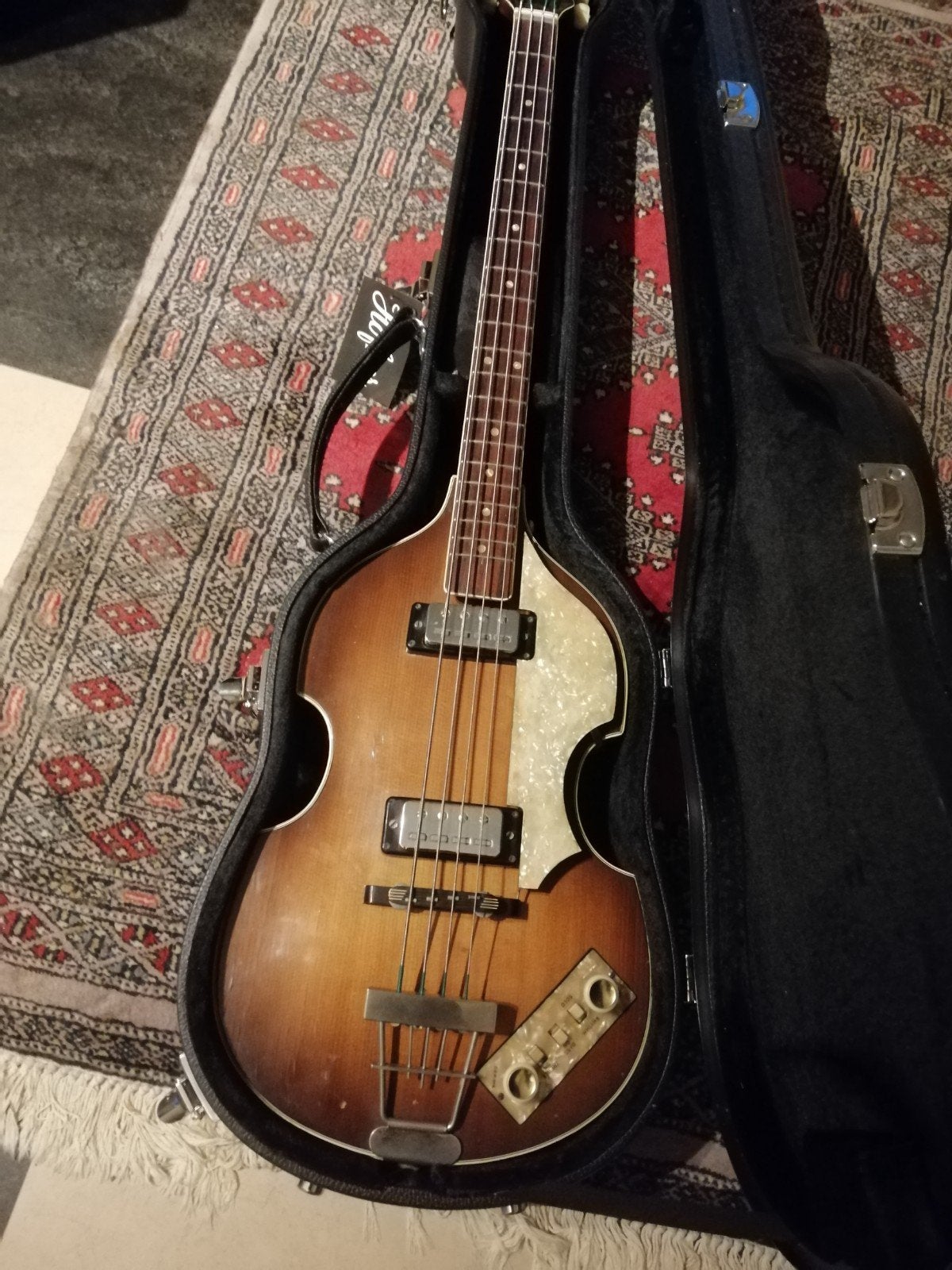Höfner 500/1 vioolbas 1965, Ophalen, Gebruikt