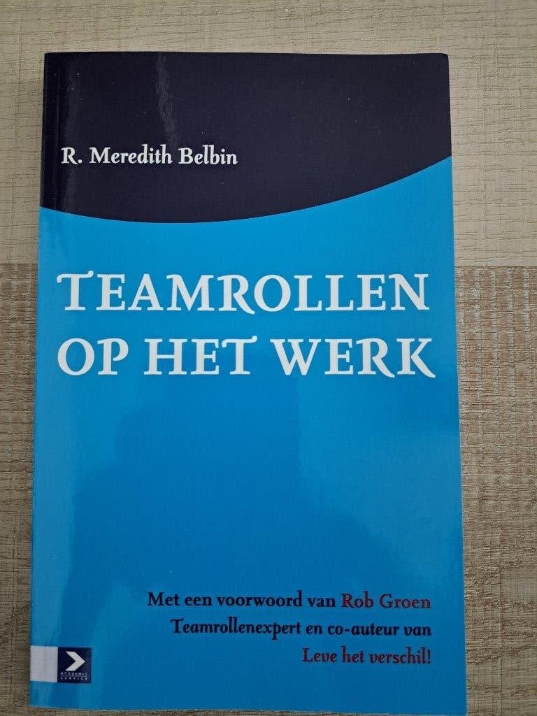 Studieboek Teamrollen op het werk, Zo goed als nieuw, HBO, Ophalen of Verzenden, Alpha