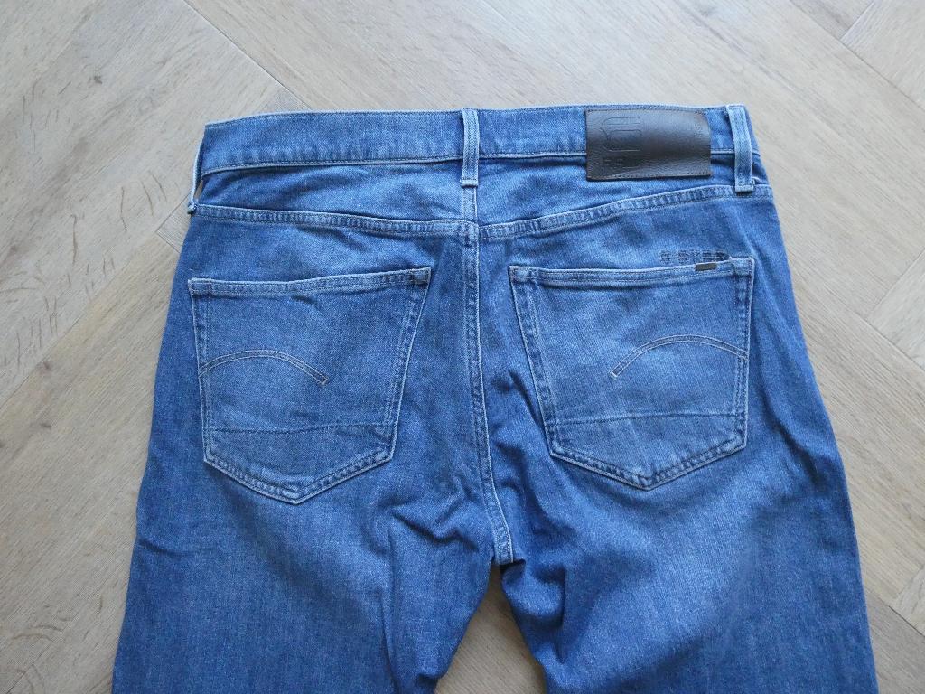 Gstar RAW 3301 Slim spijkerbroek maat 32-30, G-Star Raw, Blauw, W32 (confectie 46) of kleiner, Ophalen of Verzenden