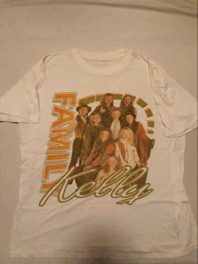 T-shirt‘s van The Kelly Family., Verzamelen, Ophalen of Verzenden, Gebruikt, Kleding