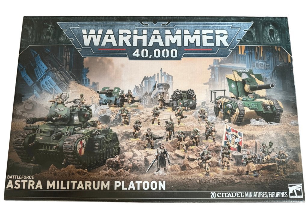Warhammer 40K Astra Militarum Platoon Battleforce, Hobby en Vrije tijd, Wargaming, ., Nieuw, Warhammer, Ophalen of Verzenden